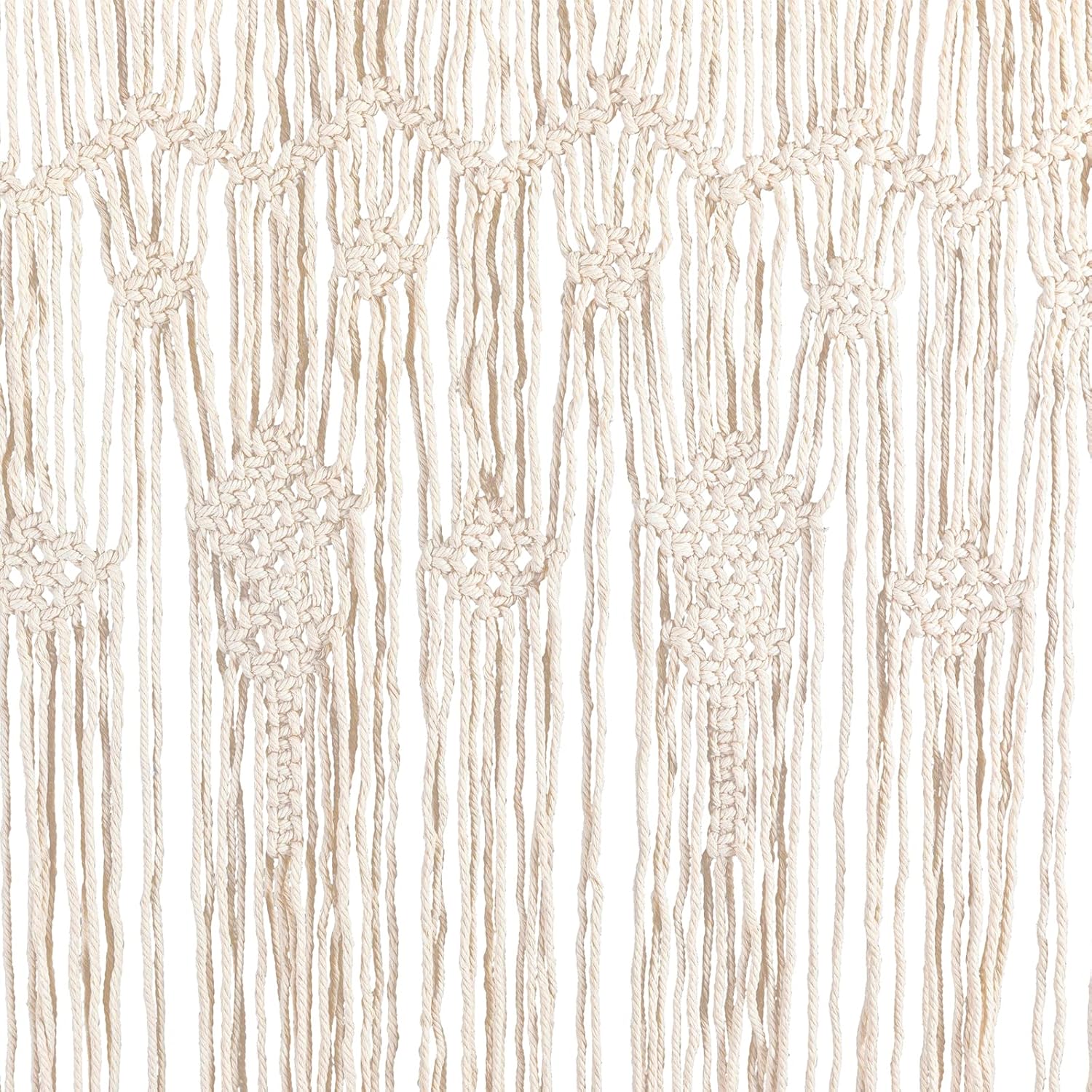 Boho Macrame Curtain 2pcs for Window or Door