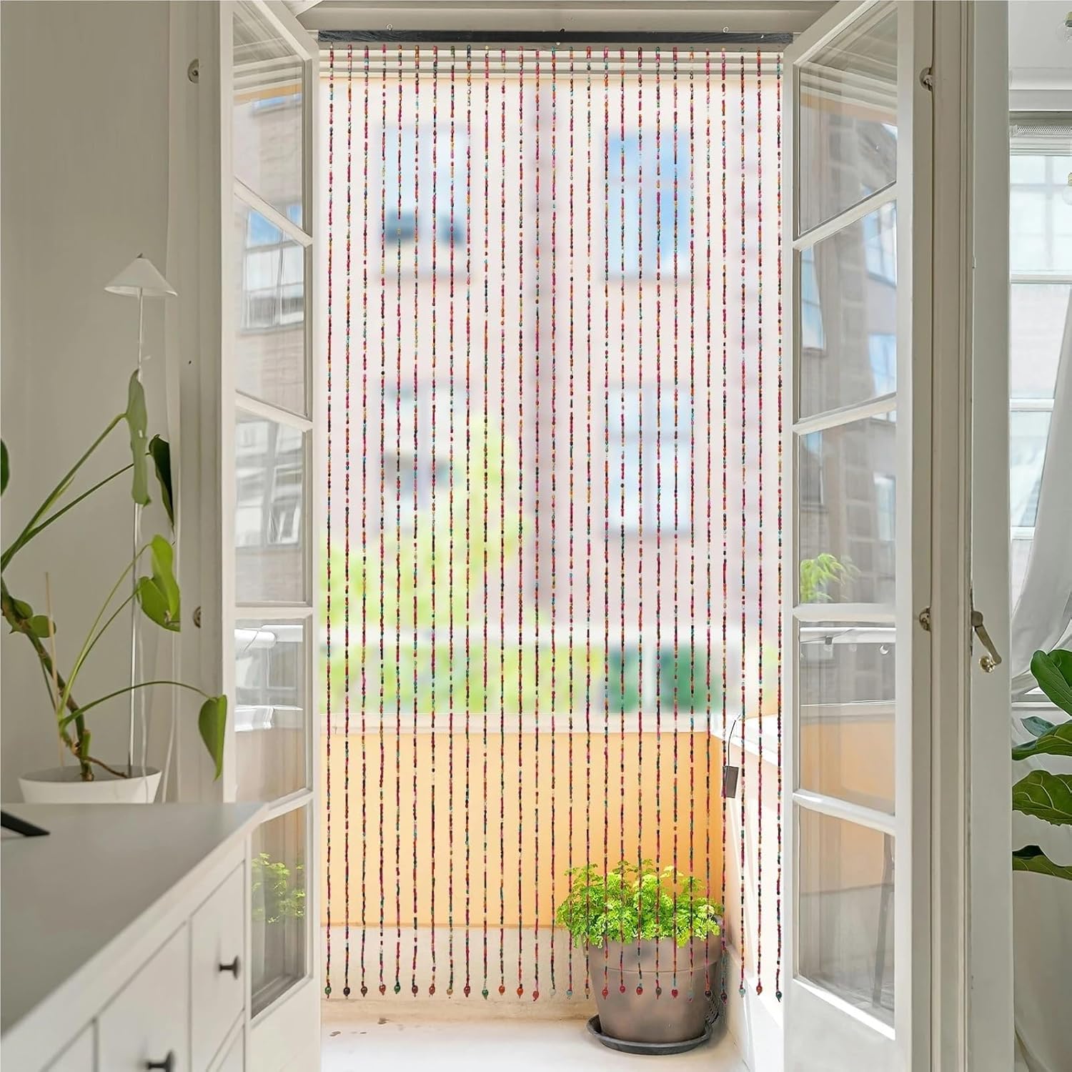 Glitter String Curtain Beaded Panel for Doorway and Room Divider