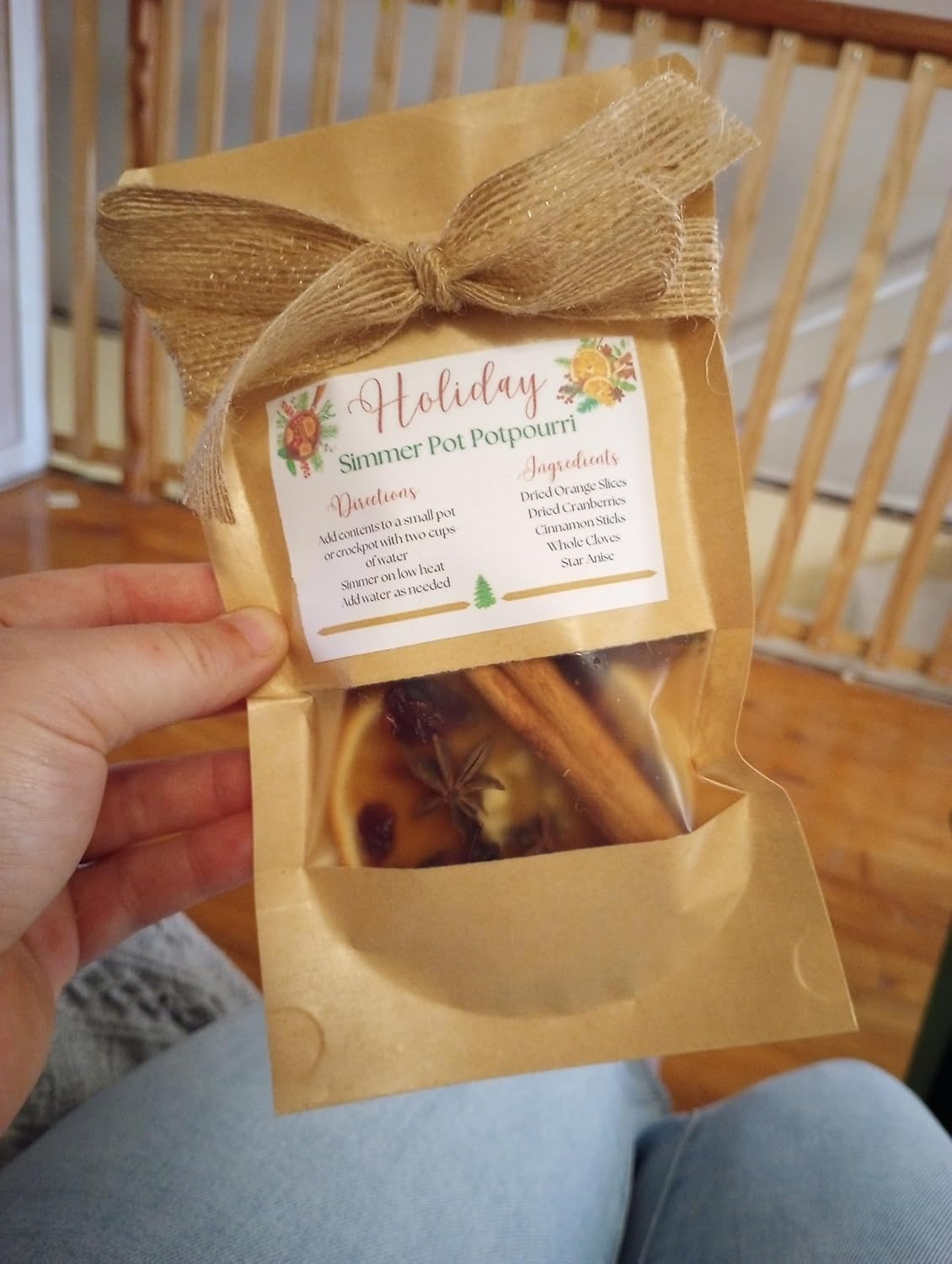 Holiday Simmer Pot with Orange Cranberry Cinnamon