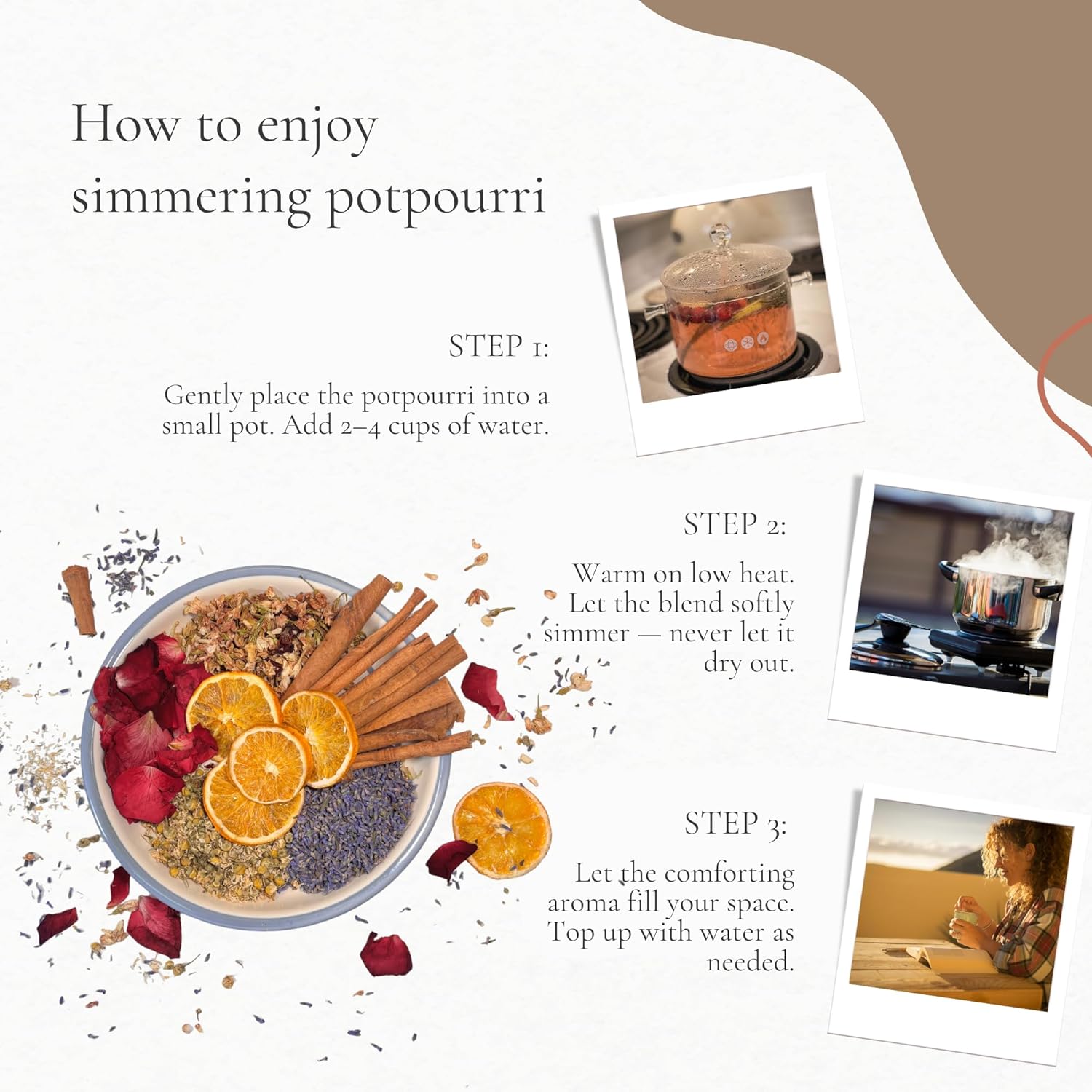 Sweet Dreams Simmer Pot Potpourri for Relaxation and Sleep