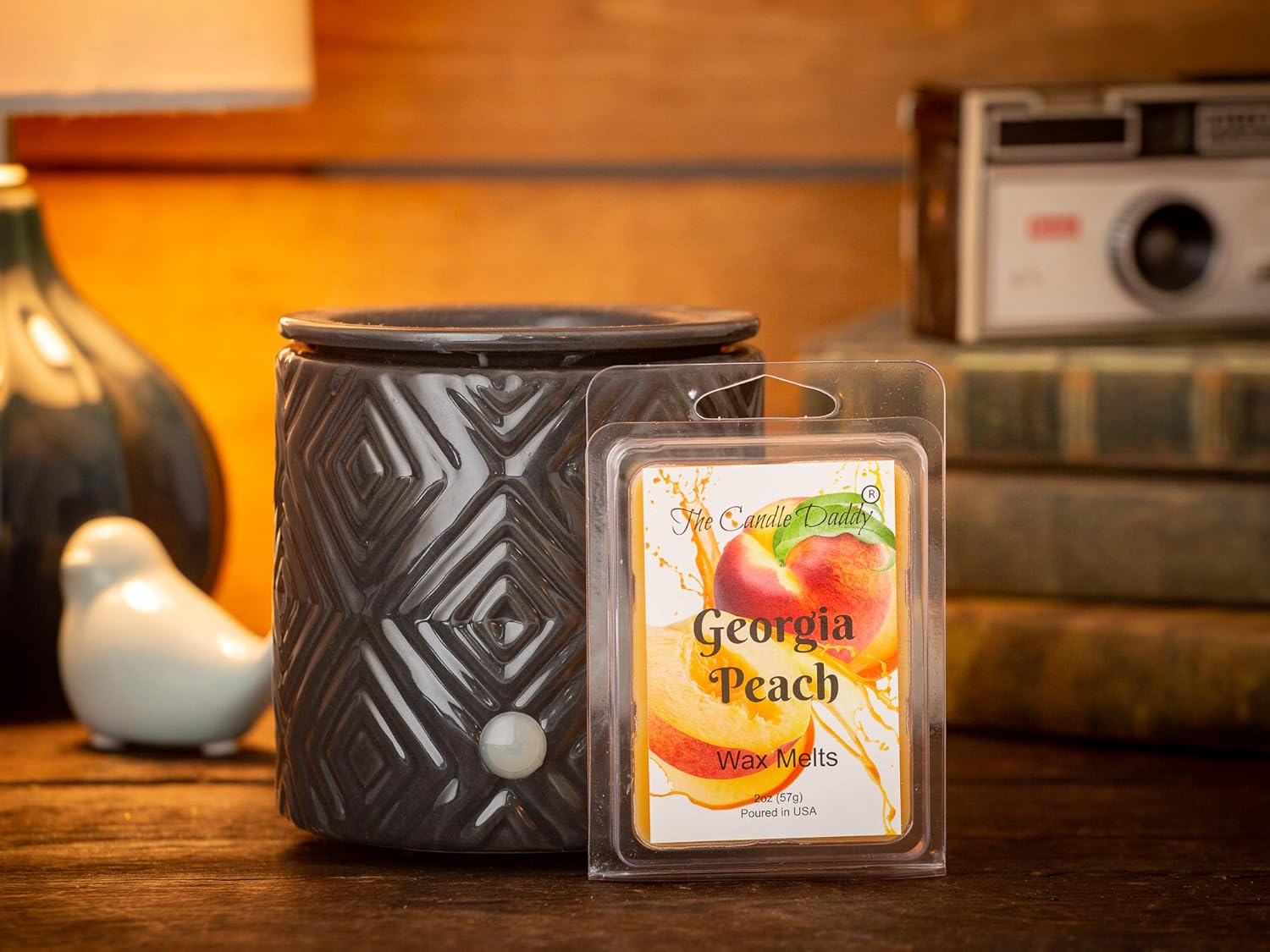 Georgia Peach Southern Fruit Scented Wax Melts 1 Pack 6 Cubes