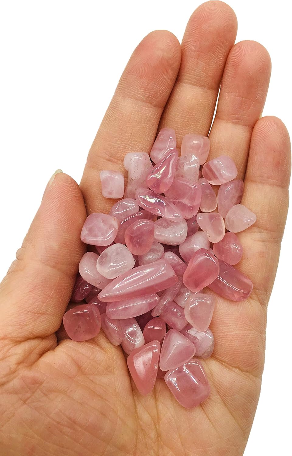 Rose Quartz Polished Chips 450g for Fountain and Feng Shui