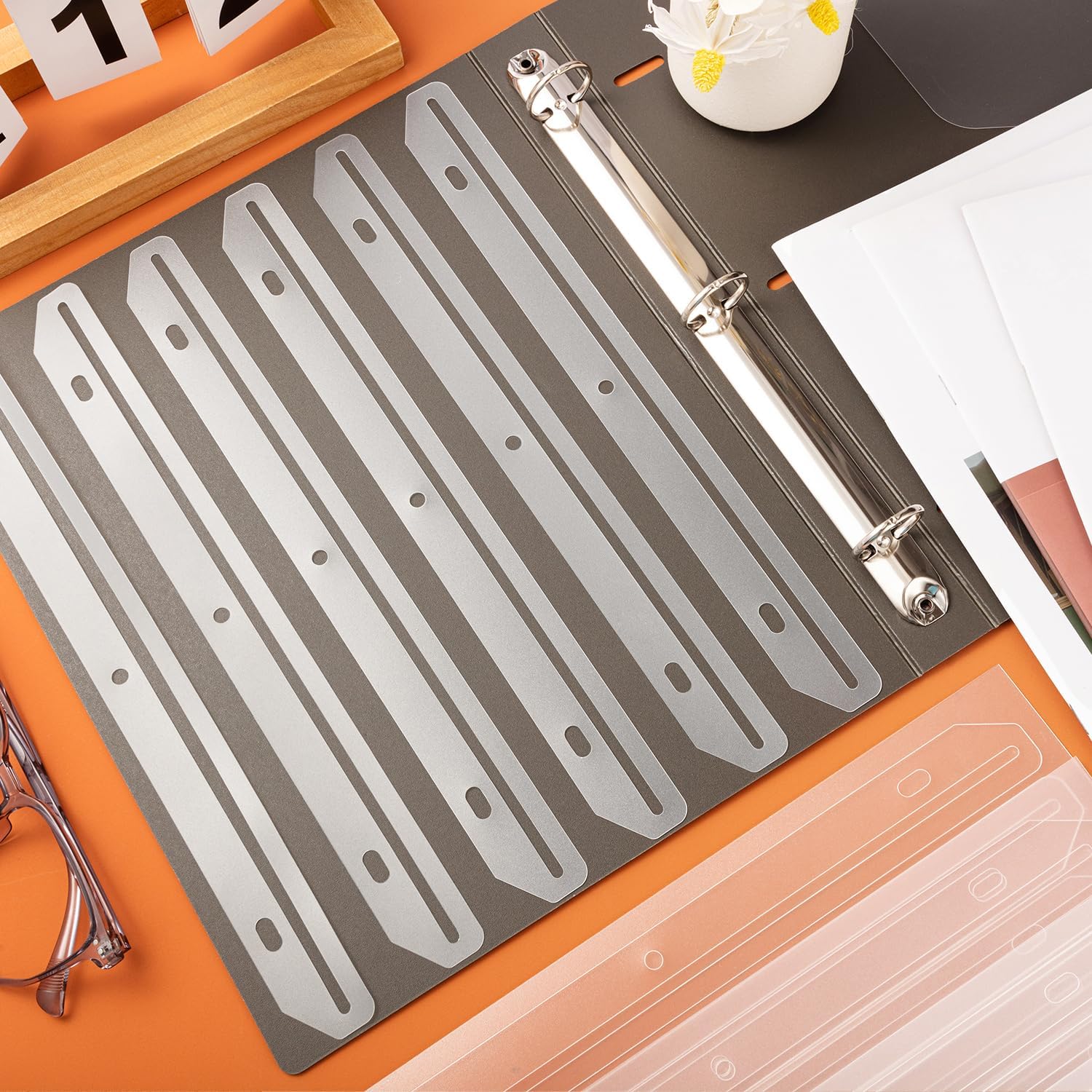 30 Pc Magazine Holders for 3 Ring Binders