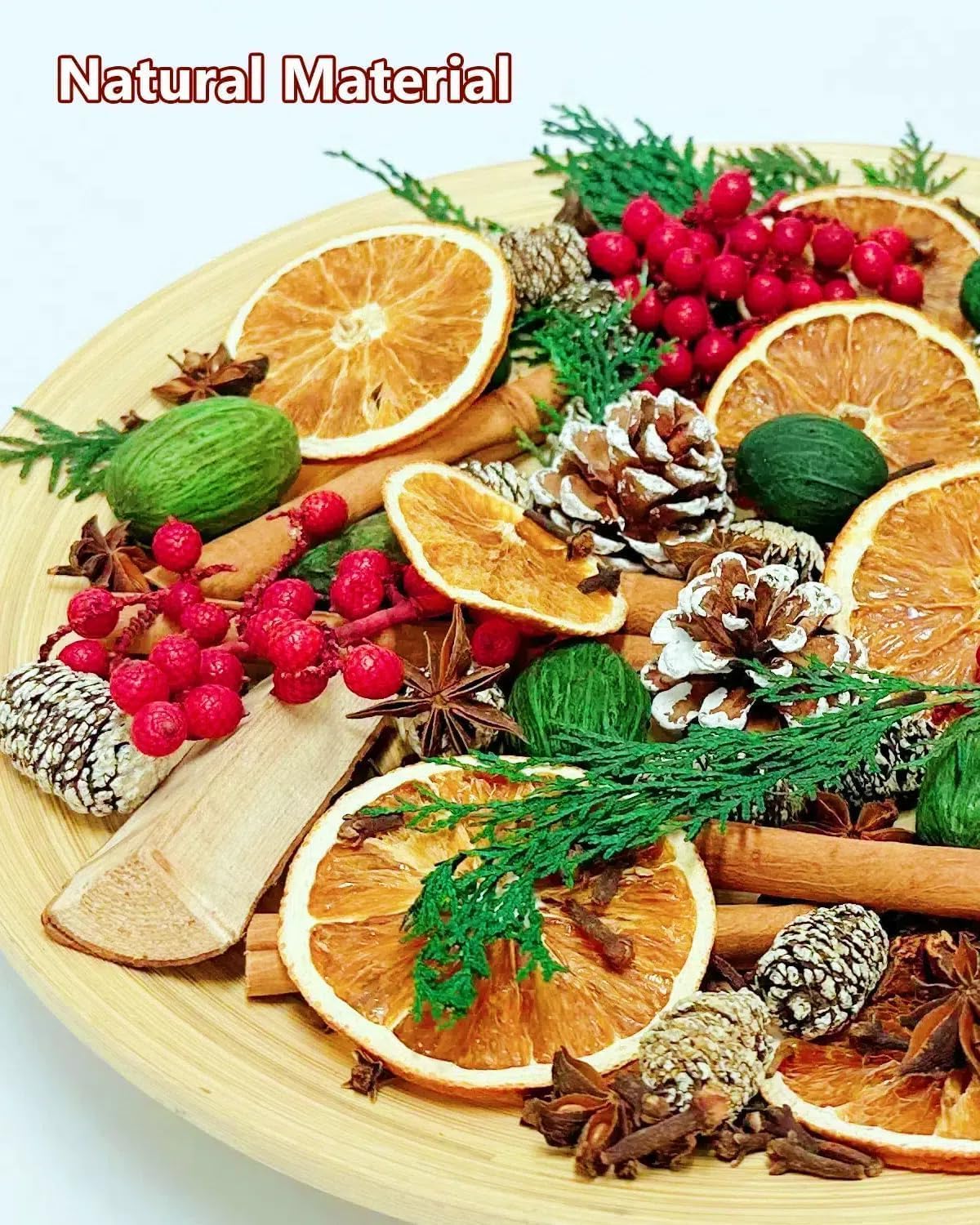 Pextian Christmas Potpourri Bowl Filler Decor