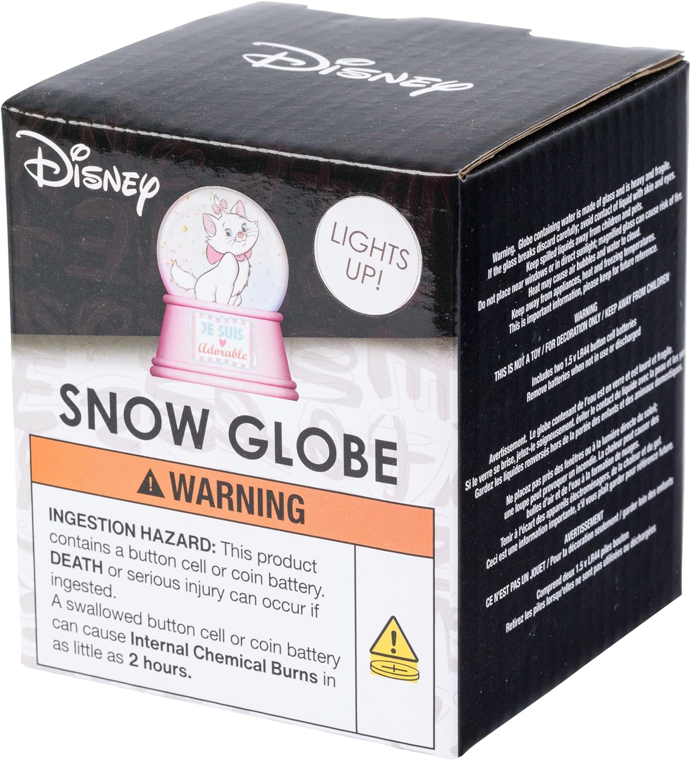 Disney The Aristocats Marie Snow Globe 45mm Light Up