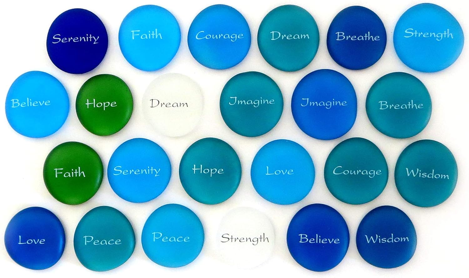 Lifeforce Glass Mermaids Message Sea Glass Stones