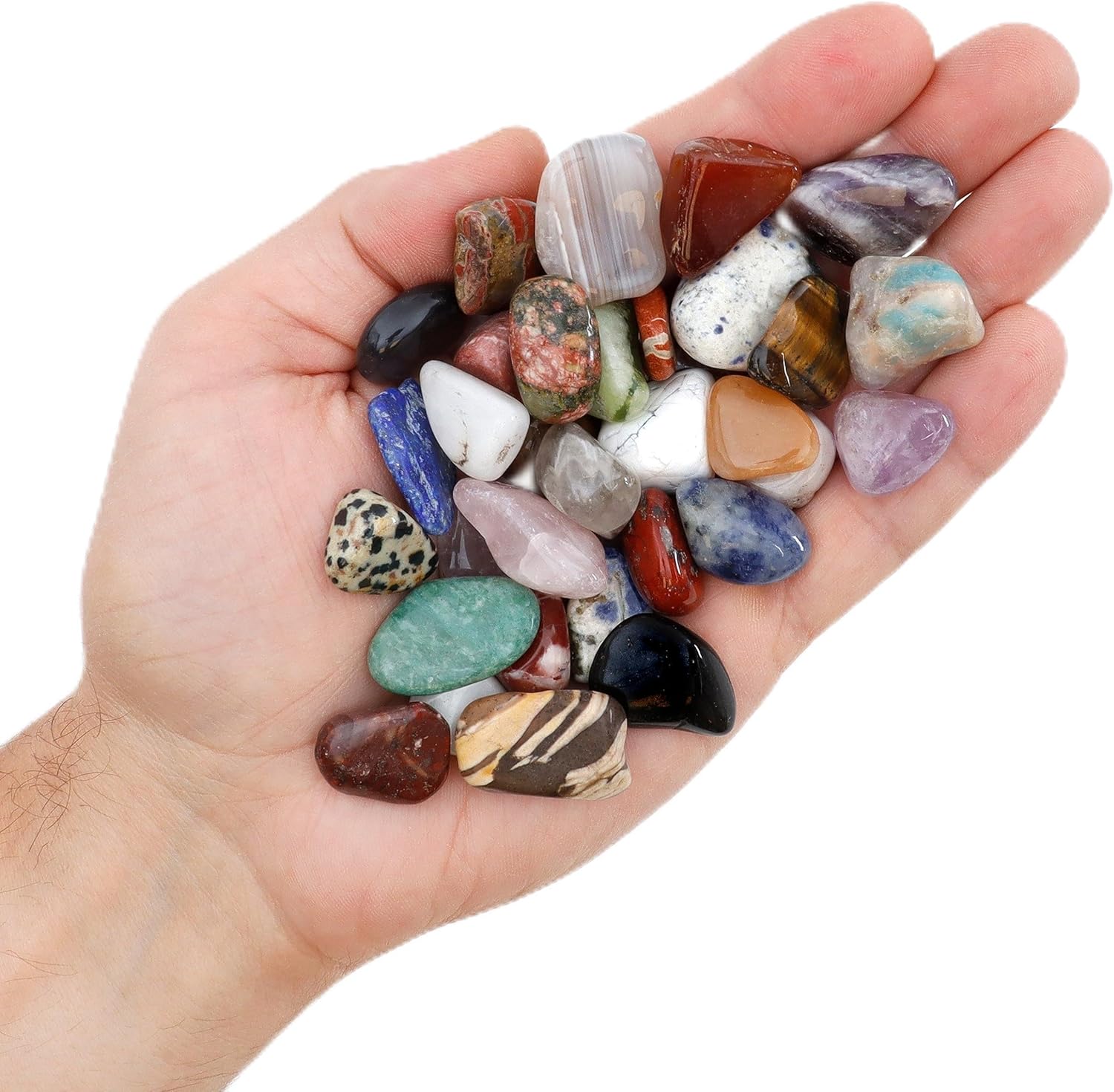 Dancing Bear 2 Pound Tumbled Stones 24 Page Book