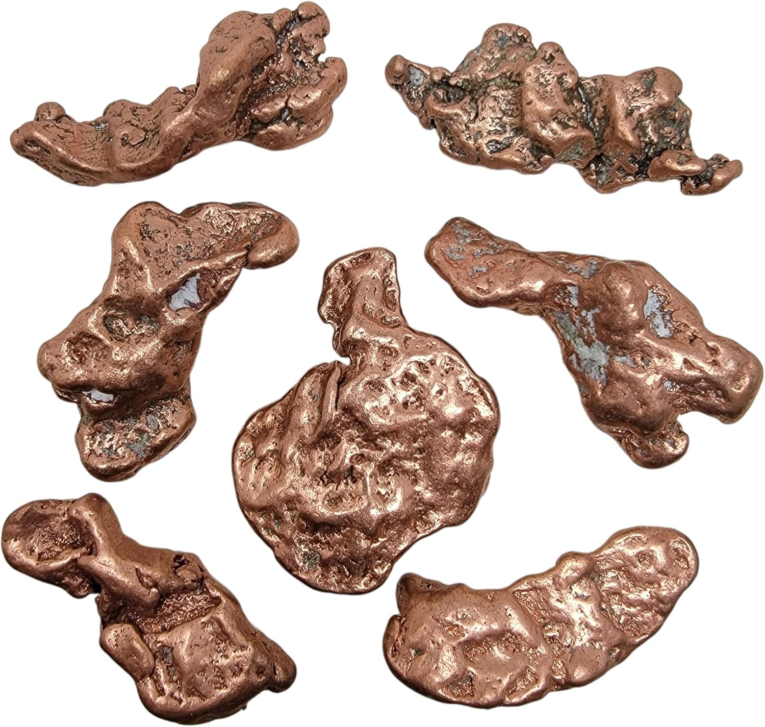 One Michigan Tumbled Native Copper Nugget 2 Inch