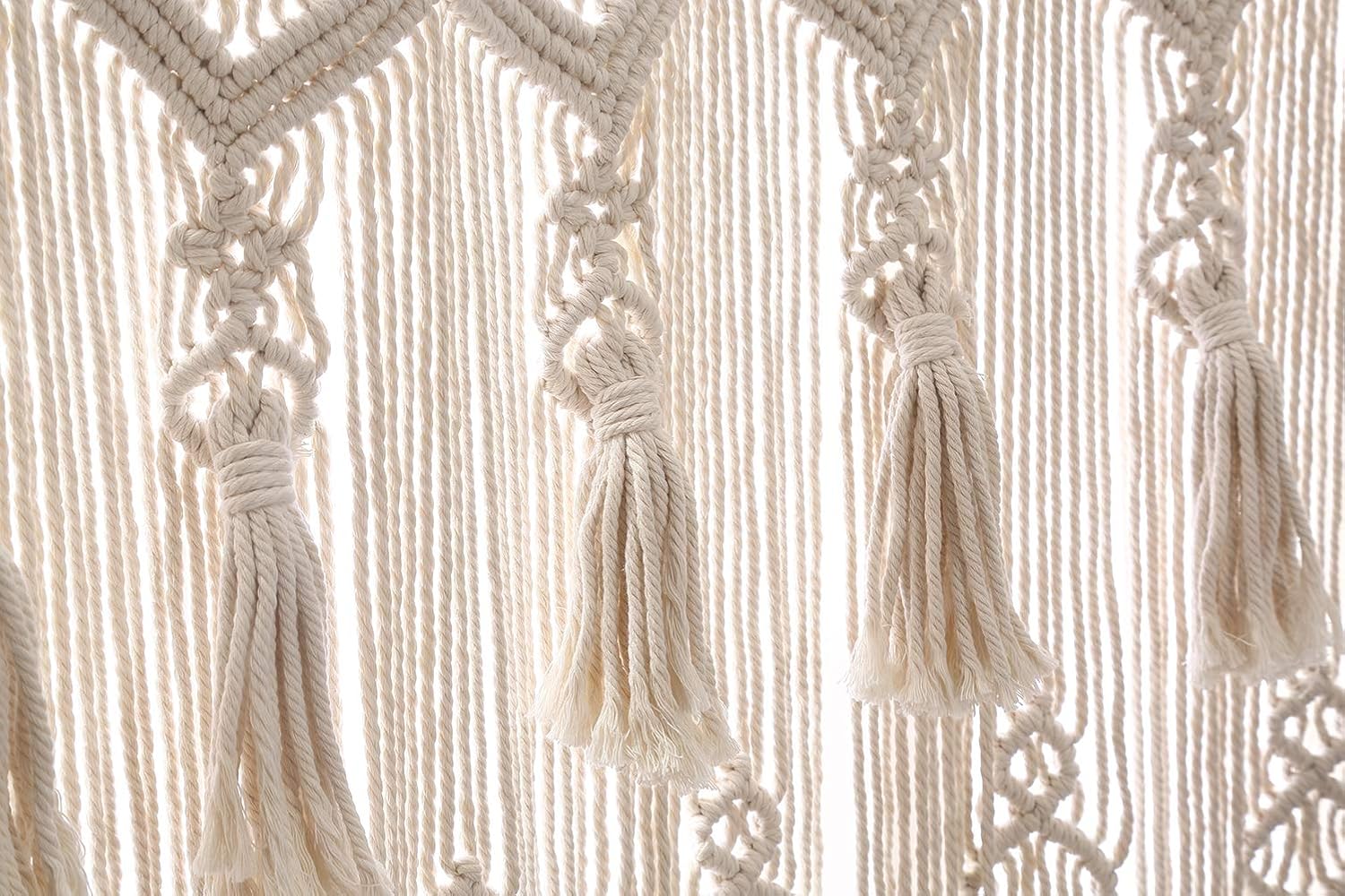 Achart Macrame Curtain Panel Boho Decor