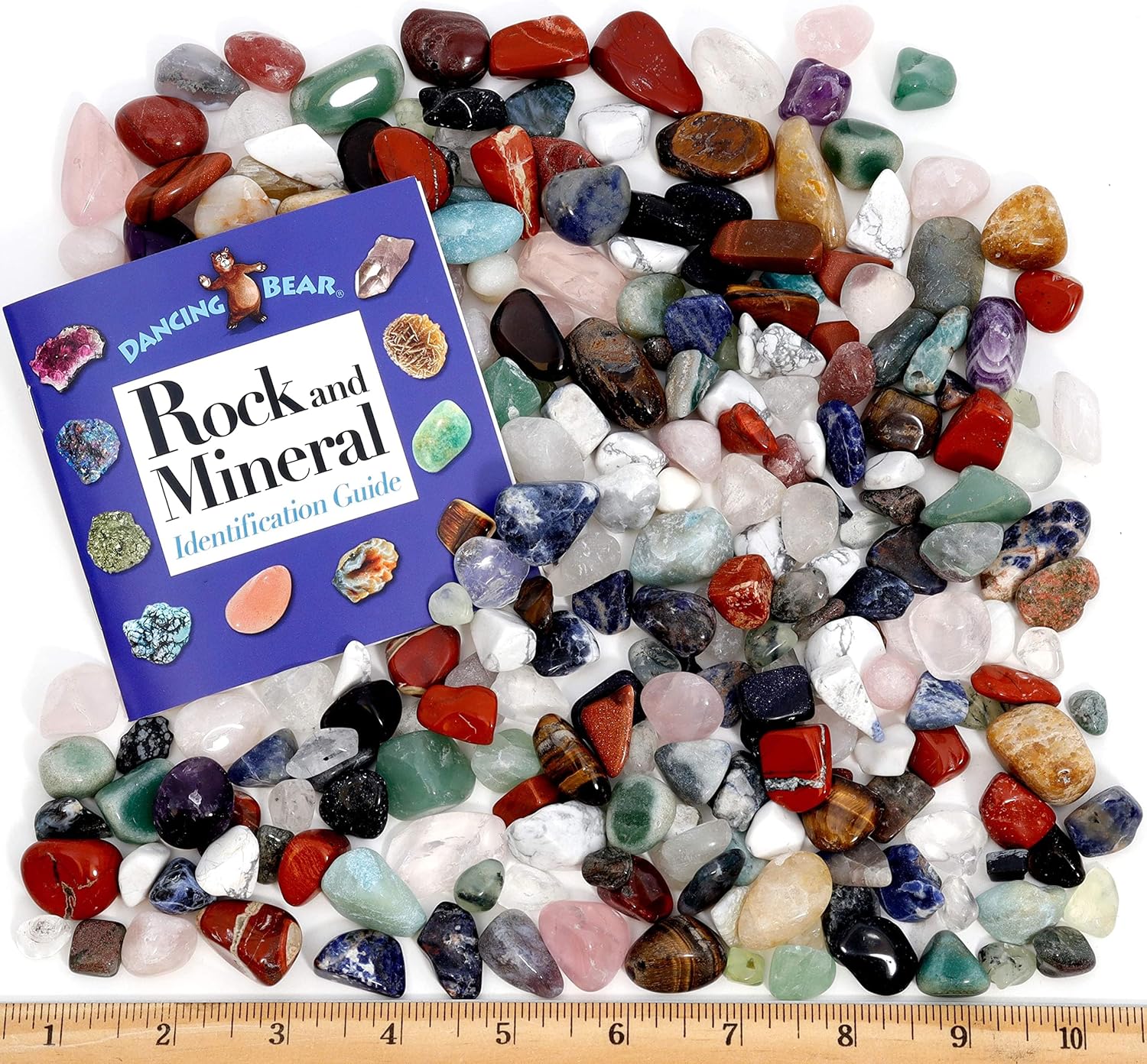 Dancing Bear 2 Pound Tumbled Stones 24 Page Book