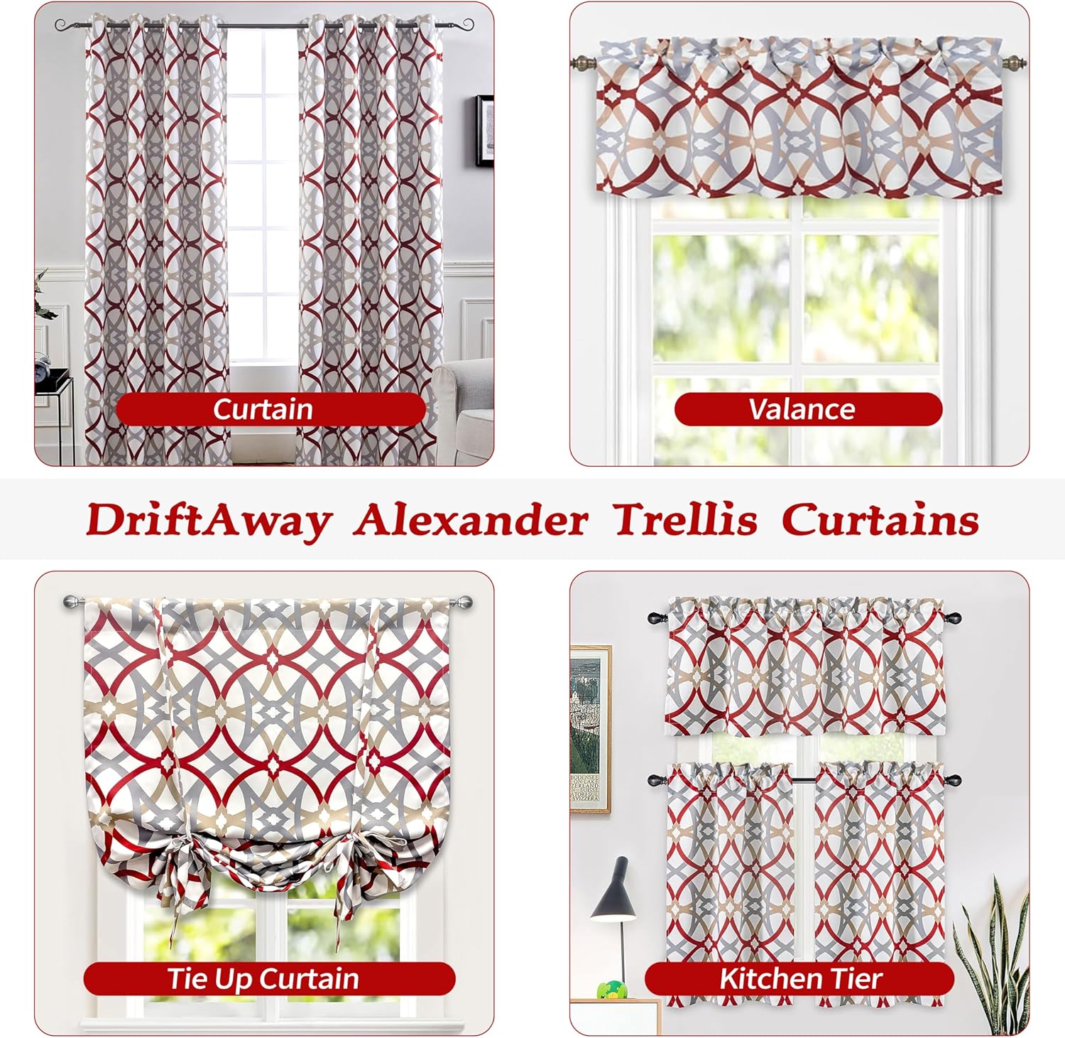 DriftAway Alexander 80 Blackout Curtains 2 Panels