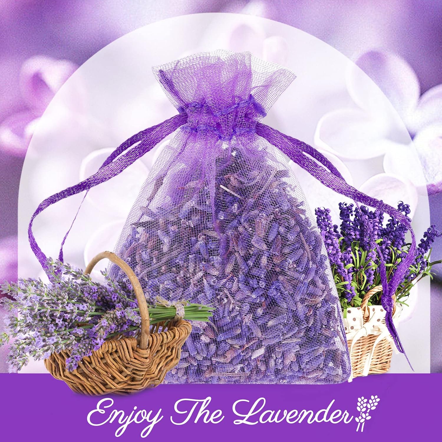 Reginary 30 Pack Lavender Sachets for Home Fragrance
