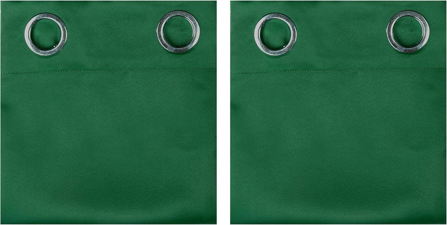 MDS Blackout Curtain Panel Emerald Green 42x72 Inch