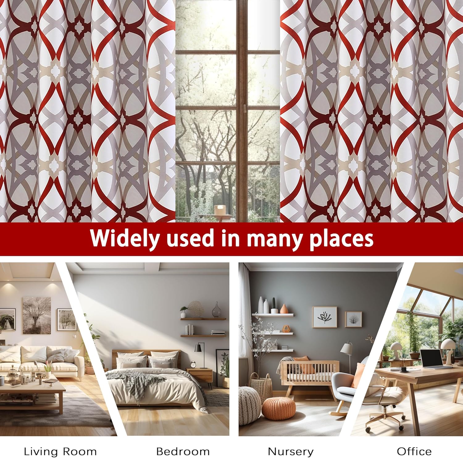 DriftAway Alexander 80 Blackout Curtains 2 Panels