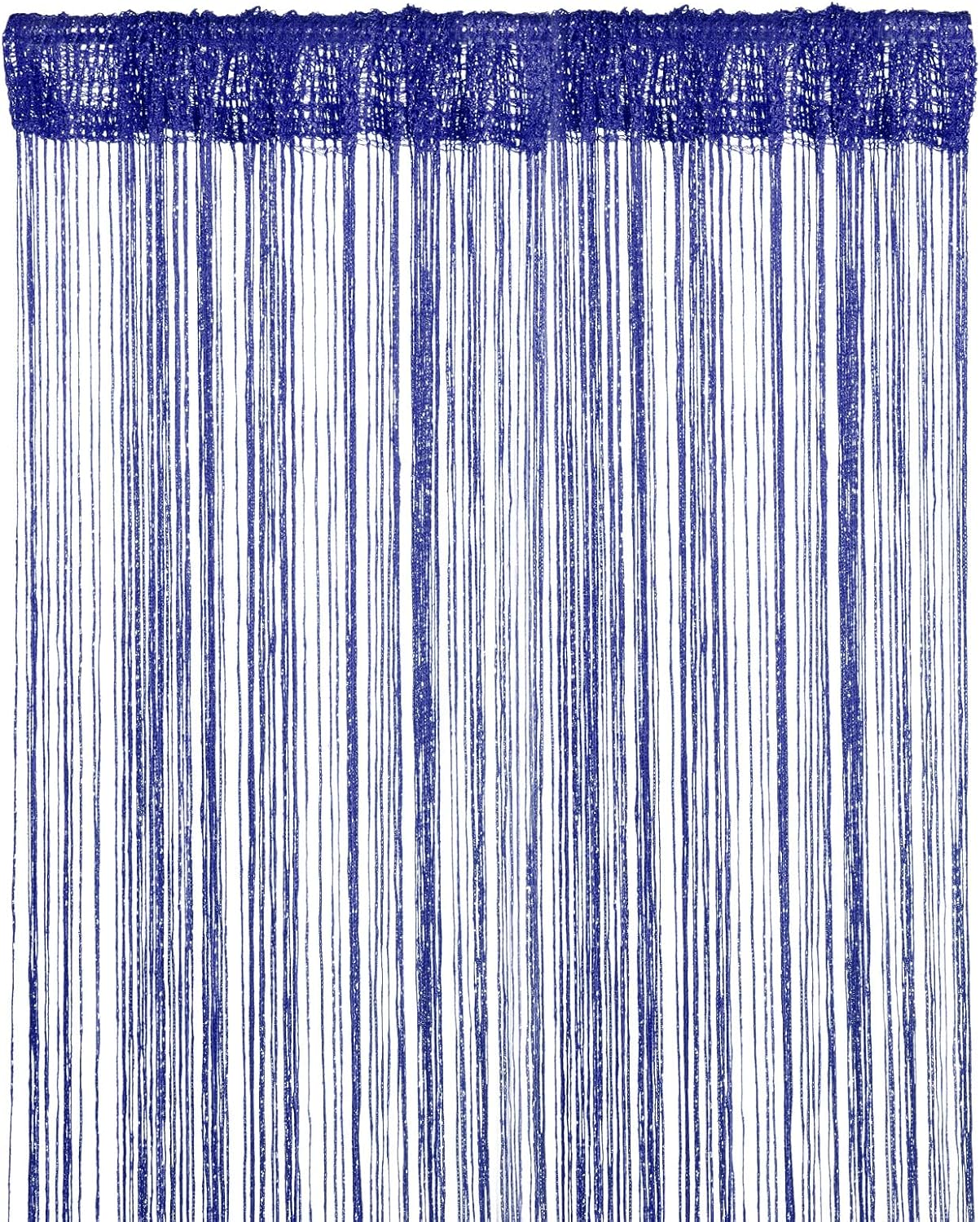 Sapphire Blue Decorative Door Curtain Panel 39x79 Inches