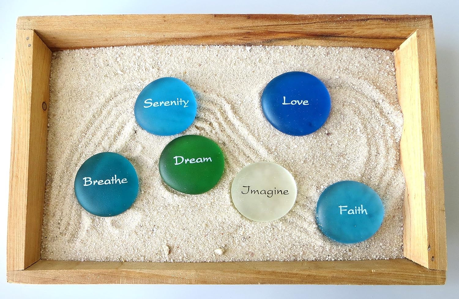 Lifeforce Glass Mermaids Message Sea Glass Stones
