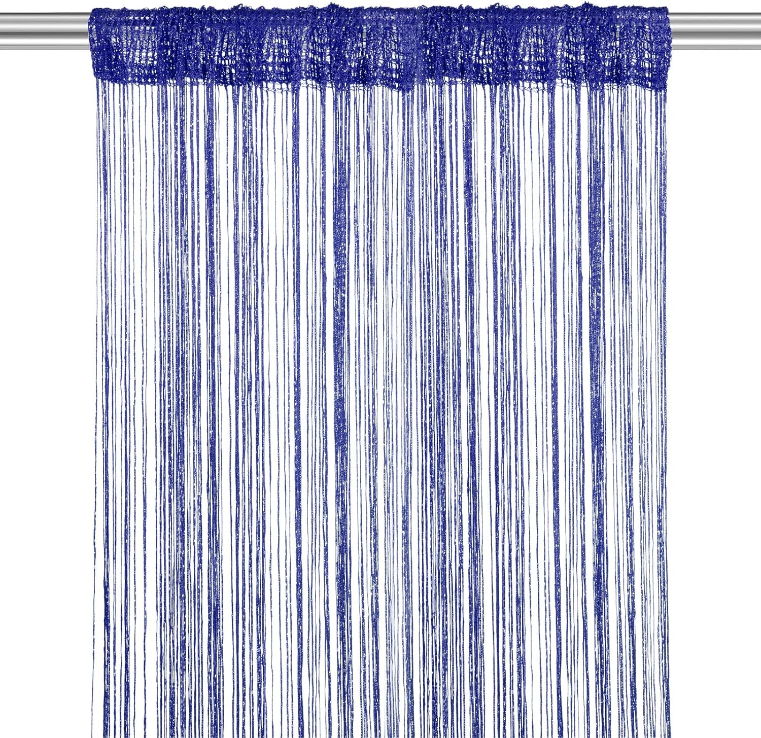 Sapphire Blue Decorative Door Curtain Panel 39x79 Inches
