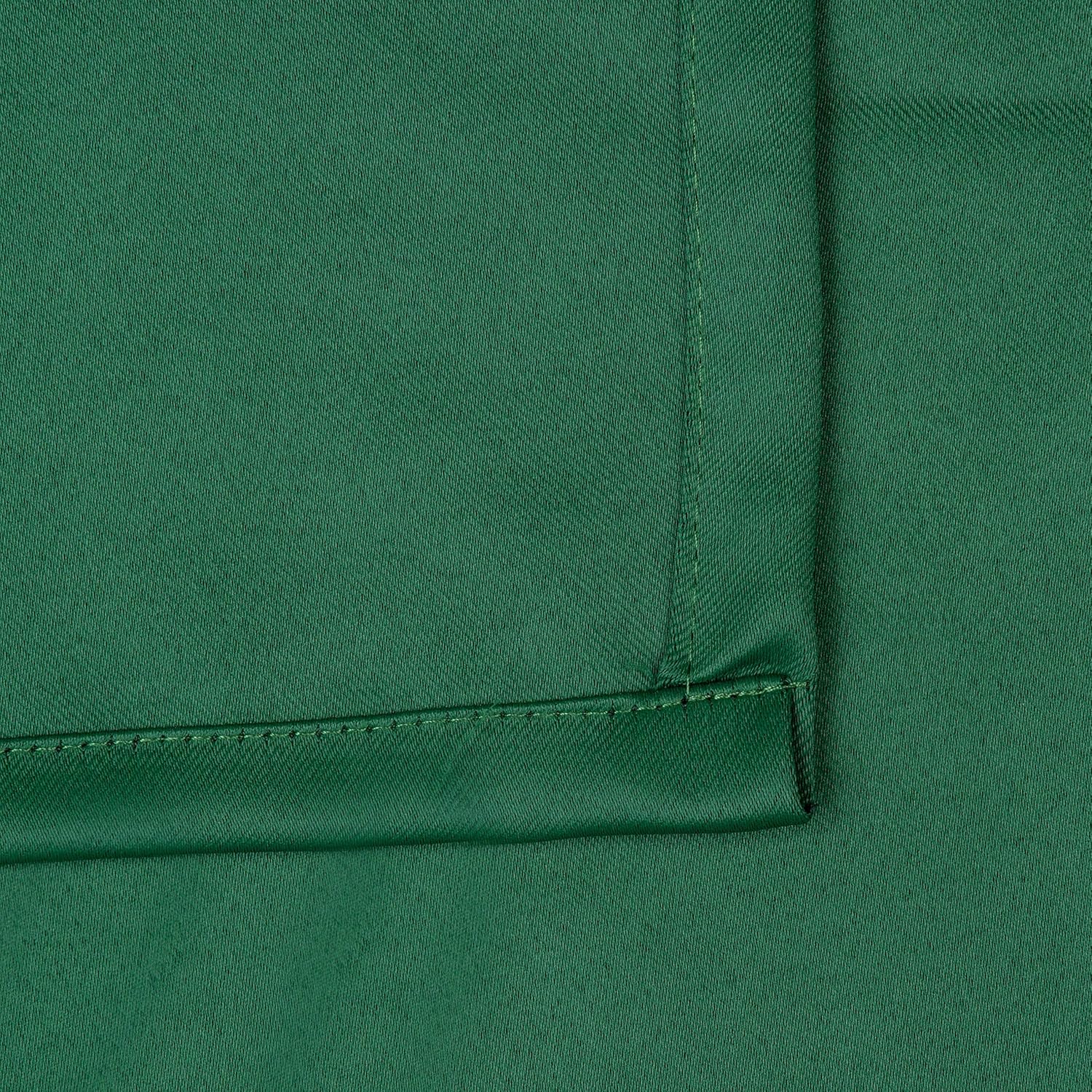 MDS Blackout Curtain Panel Emerald Green 42x72 Inch